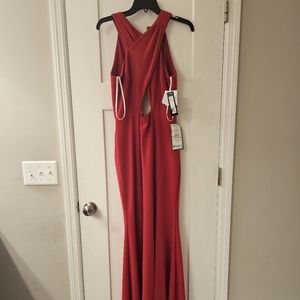 Xscape US size 6  red evening dress